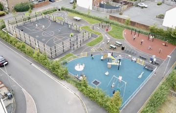 MUGA area project after